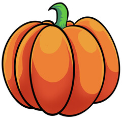 Pumpkin Flat Design Vegetable Icon