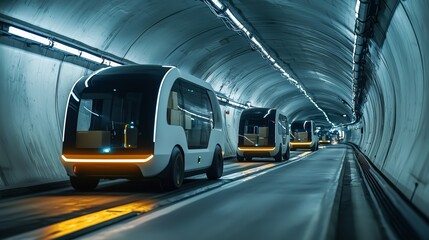 Autonomous Underworld of City Logistics
