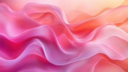 Obraz premium Serene Minimalist Abstract Shapes in Pastel Gradients