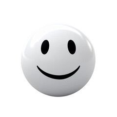 Fototapeta premium smiley face isolated on white