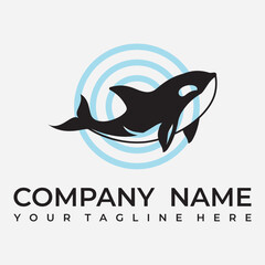 Killer Whale Vector Logo