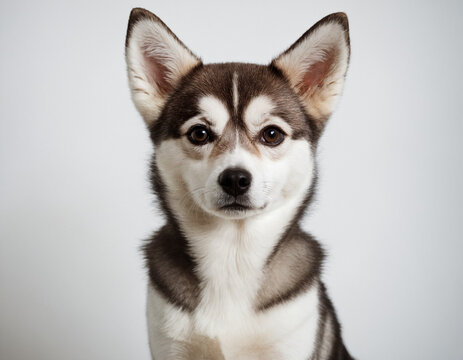 portrait of a Alaskan Klee Kai