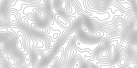 Topographic contour map. Vector cartography illustration. Map in Contour Line Light topographic topo contour. Illustrations of maps Abstract Geometric.