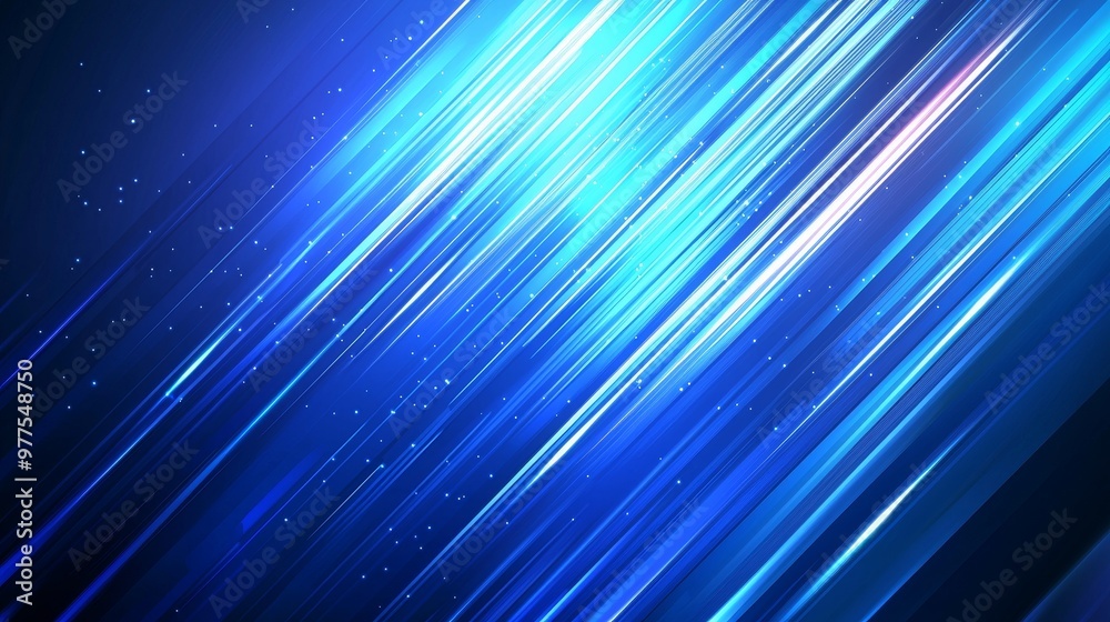Poster a simple abstract blue geometric diagonal overlay layer background that can be used for ad, poster, 