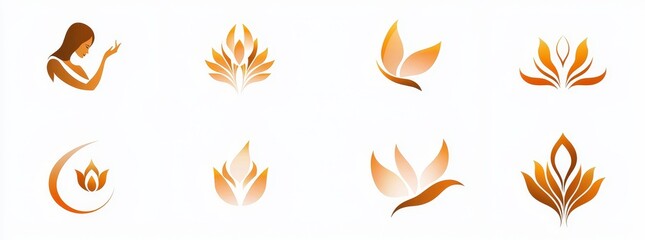 Logo designs for salon, makeover, hair stylist or hair cut for beauty women.