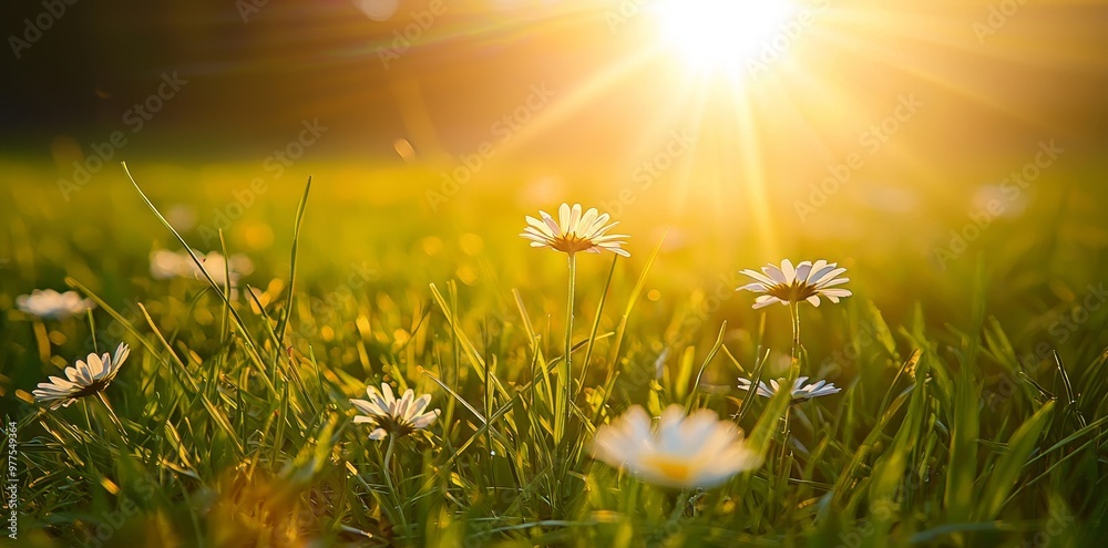 Poster daisies come in white and yellow. daisy fields on a clear day offer a field of color. surrounded by 
