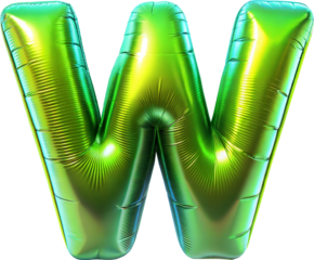 Letter ABCs Alphabet green Color Foil Holographic Clip Arts PNG