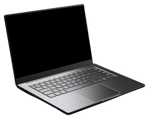 PNG New gen 2024 gaming laptop floating mockup computer screen electronics.