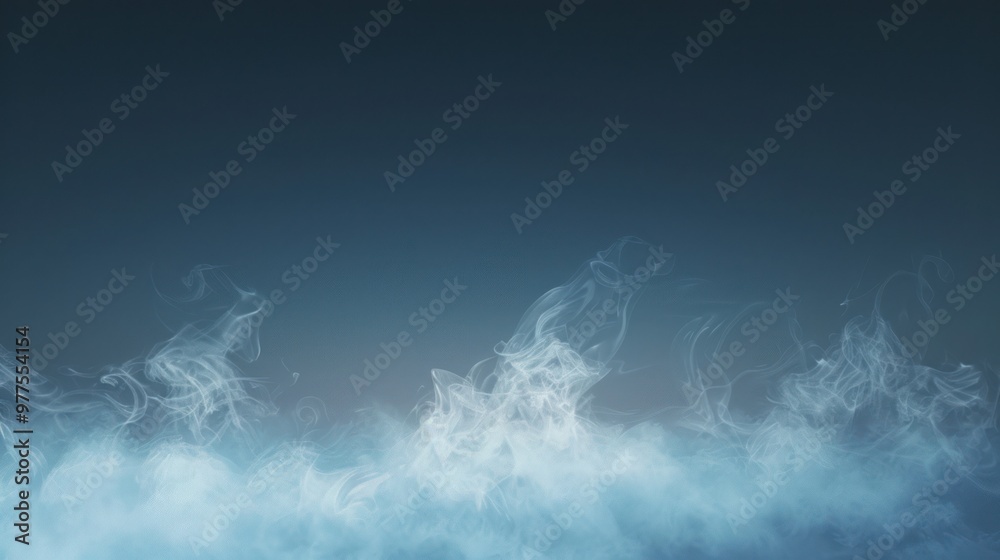 Sticker Abstract Smoke Background