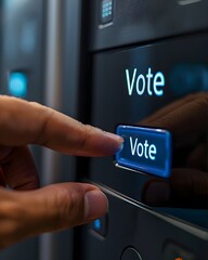 Online business concept: hand pointing at blue folder with success word on computer desk