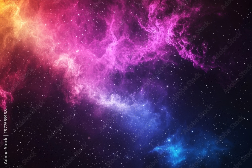 Poster it is an ideal abstract and wallpaper background due to its stunning cosmic nebula swirling in vivid