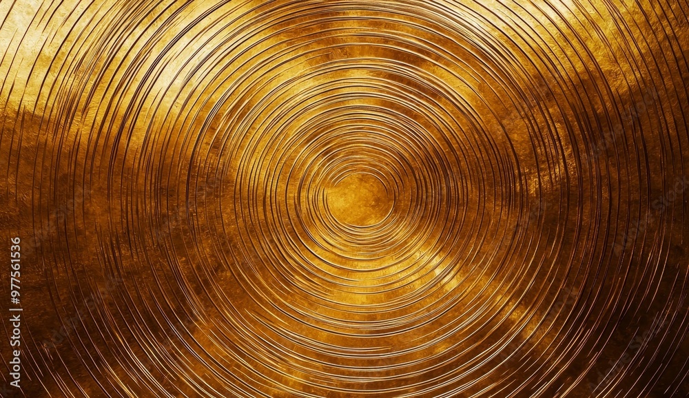Aufkleber the background is gold with a golden texture, the surface is shiny gold with a shiny yellow texture