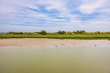 Réserve Naturelle Nationale de la Baie de Somme vue depuis Le Hourdel © Gerald Villena