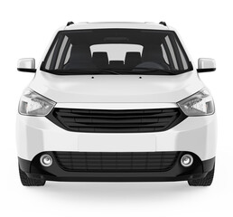 Naklejka premium SUV Car Isolated