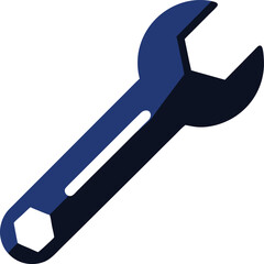 Wrench silhouette vector illustration design