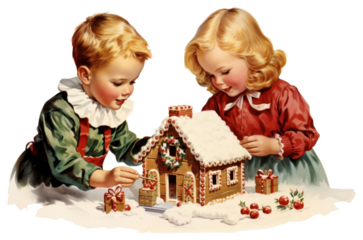 PNG Gingerbread child gingerbread house confectionery.