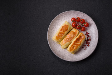 Sweet or savory crepe with different fillings for a hearty breakfast