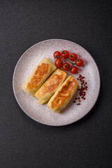 Sweet or savory crepe with different fillings for a hearty breakfast