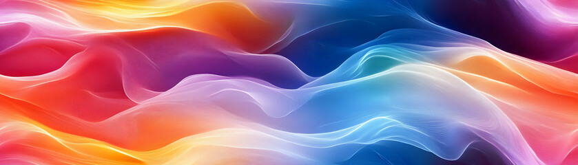 Vibrant Abstract Colorful Waves Seamless Background for Creative 2025 Calendar Design � Inspiring Energy and Creativity in Photo Stock Concept