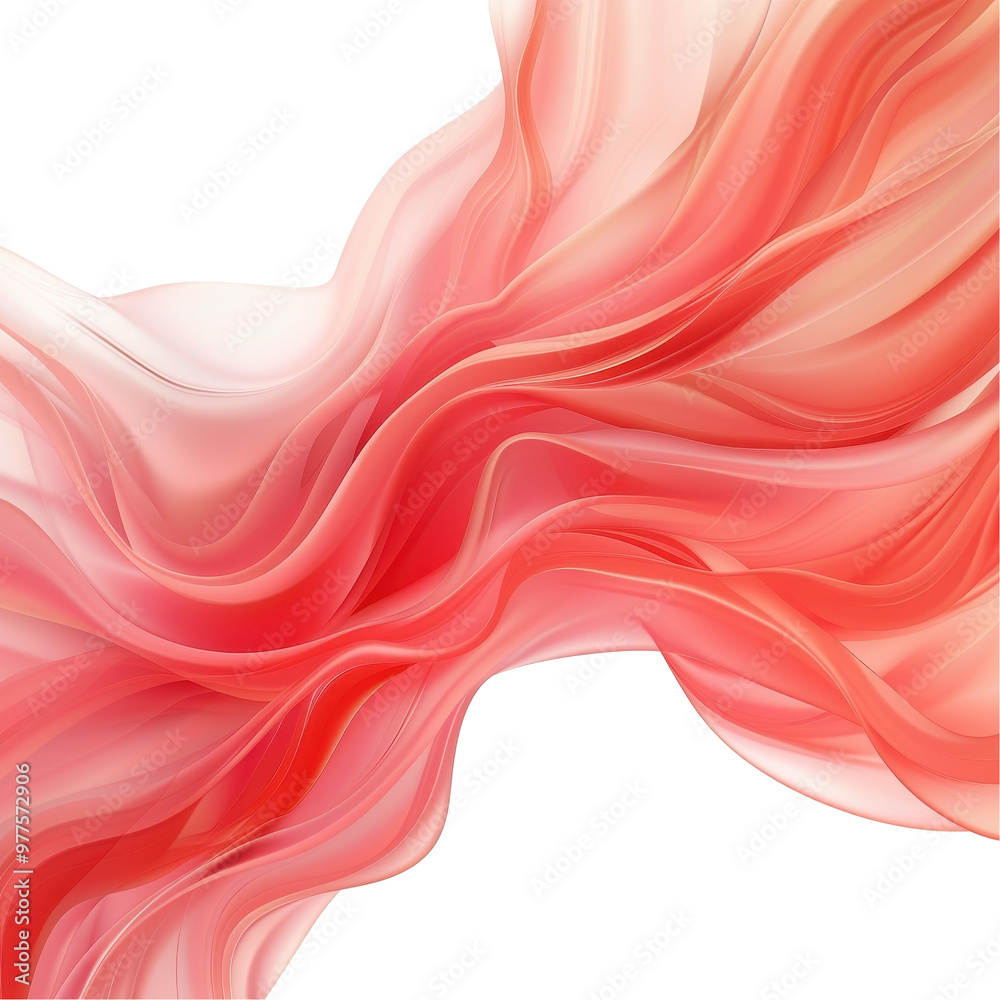 Canvas Prints a pink and white swirl with a red line
