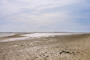 Réserve Naturelle Nationale de la Baie de Somme vue depuis Le Crotoy