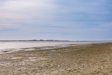 Réserve Naturelle Nationale de la Baie de Somme vue depuis Le Crotoy