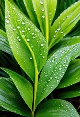 Fototapeta premium vibrant plant arrangements featuring lush green foliage various shapes textures lively natural aesthetic, greenery, leaves, decor, design, indoor, outdoor