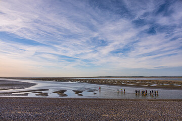 Réserve Naturelle Nationale de la Baie de Somme vue depuis Le Hourdel