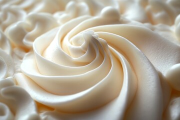 Cream with swirls. Creammy background
