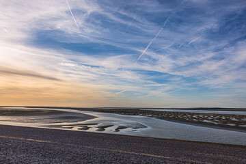 Réserve Naturelle Nationale de la Baie de Somme vue depuis Le Hourdel © Gerald Villena