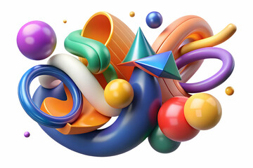 Stunning Abstract Celebration Colors: Vibrant New Year 2025 Artwork Capturing Dynamic Energy and Festive Spirit in Photo Stock Concept