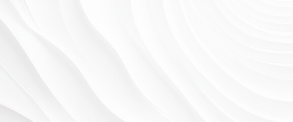 white wave curve lines banner background design. White wave modern abstract background. Luxury horizontal white background for business banner, poster, backdrop, voucher, invite. Vector illustration
