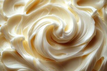 Cream with swirls 