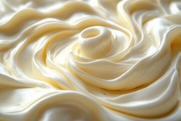Obraz premium Close up of a cream