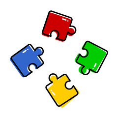 colorful connection puzzle