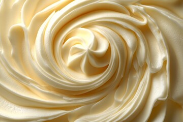 Cream with swirls 