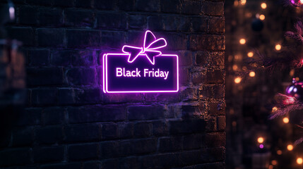 Background with letters that say Black Friday