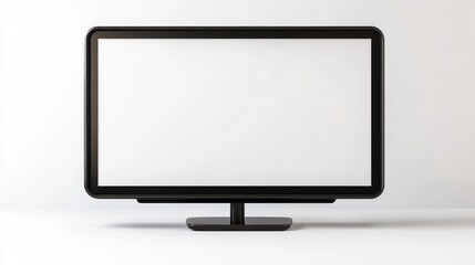 Fototapeta premium A digital whiteboard designed for interactive lessons in educational settings
