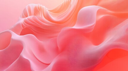Obraz premium A pink abstract background with flowing shapes and dynamic patterns, creating a creative and modern visual effect.