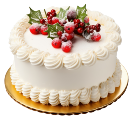 PNG Christmas cake dessert cream food.