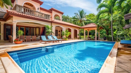 Luxury Villa with Swimming Pool and Tropical Garden