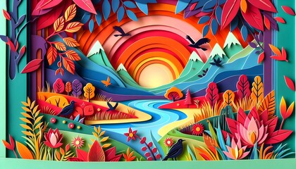 "Otoño de Papel Encantado"