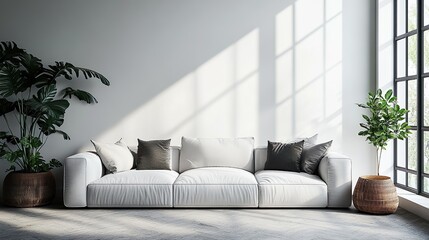 Luxurious and modern living room design with chic expensive touches picture