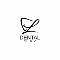 LINE ART OF DENTAL LOGO DESIGN