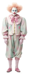 PNG Clown clown costume white background.