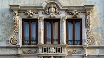 Obraz premium Ornate Window Architecture