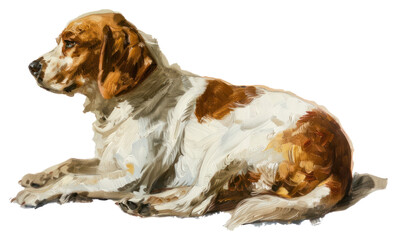 PNG  Dog painting dog art.