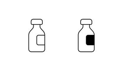 Syrup icon design with white background stock illustration