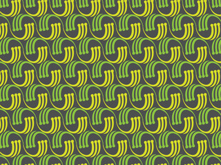 Seamless line art pattern design