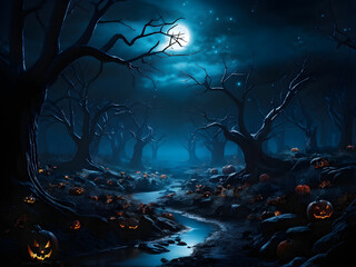 Spooky Halloween Background